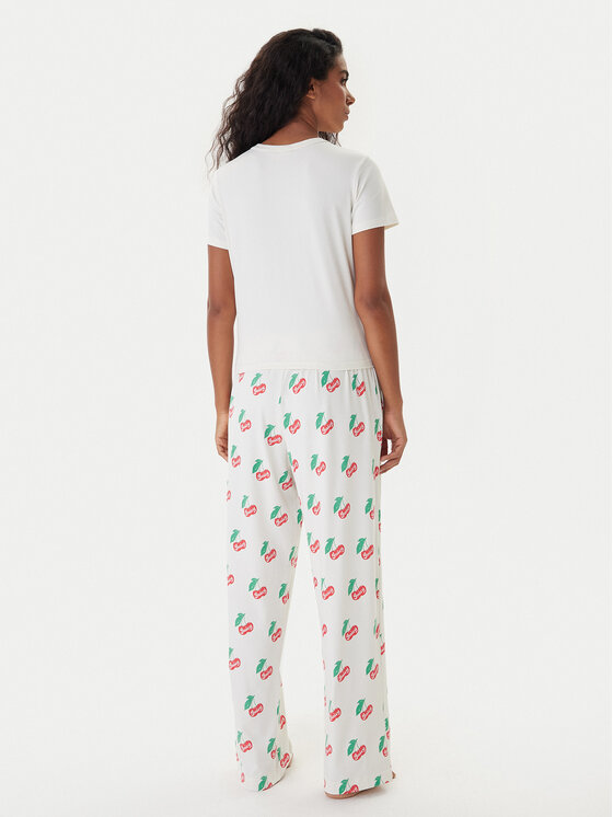 Juicy Couture Juicy Couture Pijama JCLPJ225515 Écru Regular Fit