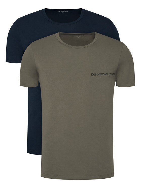 Emporio Armani Underwear Emporio Armani Underwear Komplet t-shirtów EM000391 AF20669 MB090 Kolorowy Regular Fit