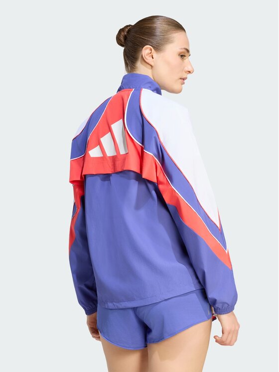 adidas adidas Kurtka do biegania 168156 Niebieski jasny Regular Fit