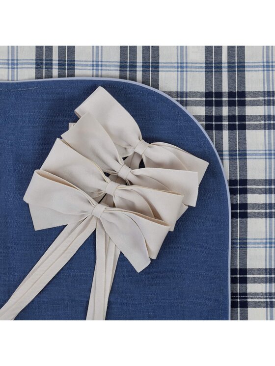 Roseberry Home Roseberry Home Podkładka na stół Blue Plaid Niebieski