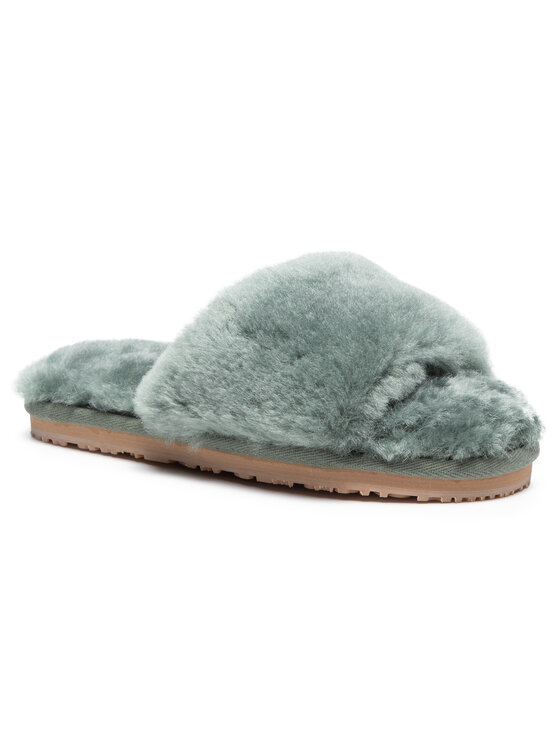 fur slide on slippers