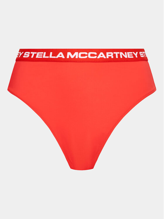 Stella McCartney Stella McCartney Spodnji del bikini Logo Classic S7B2C1890.63012 Rdeča