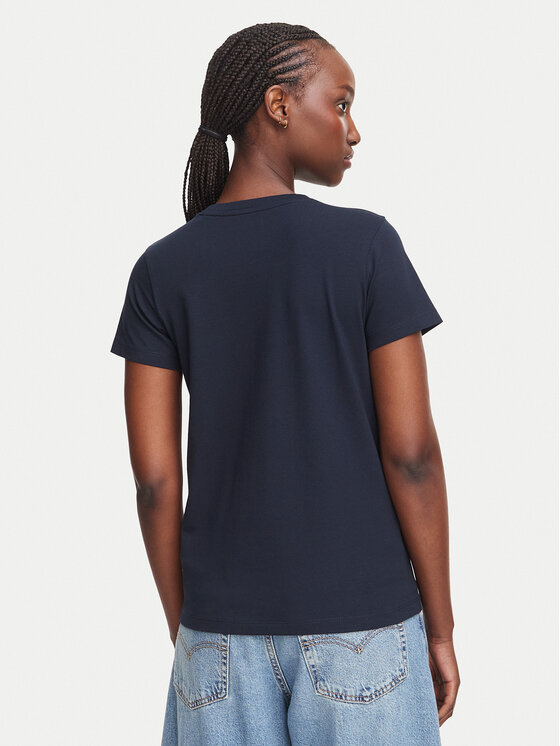 Guess Jeans Guess Jeans T-Shirt W4YI10 J1314 Tmavomodrá Regular Fit