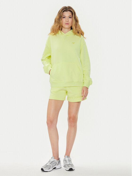 New Balance New Balance Bluza WT41537 Zielony Relaxed Fit