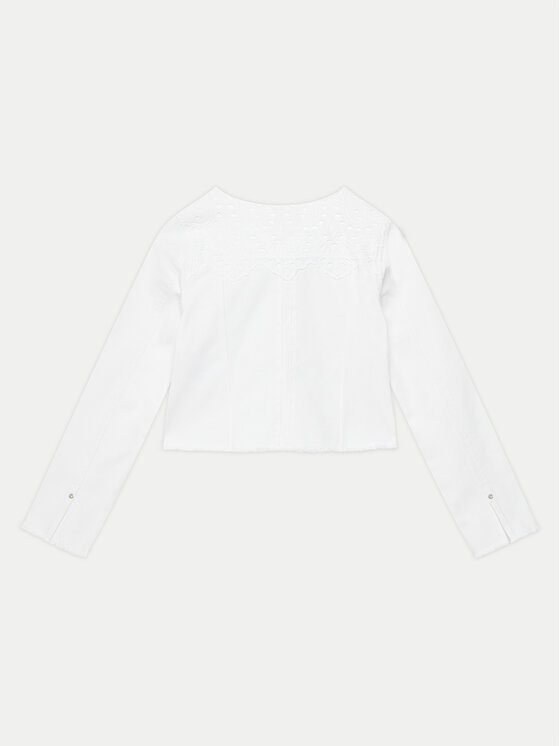 Guess Guess Kurtka przejściowa J5GL04 D4MW4 Biały Regular Fit