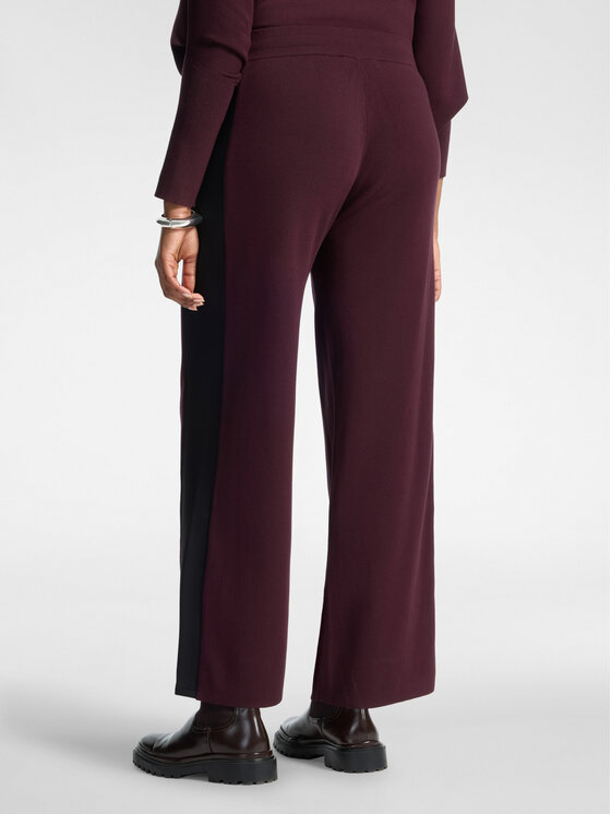 Elena Mirò Elena Mirò Pantaloni di tessuto P6041000004N039 Bordeaux Flare Fit