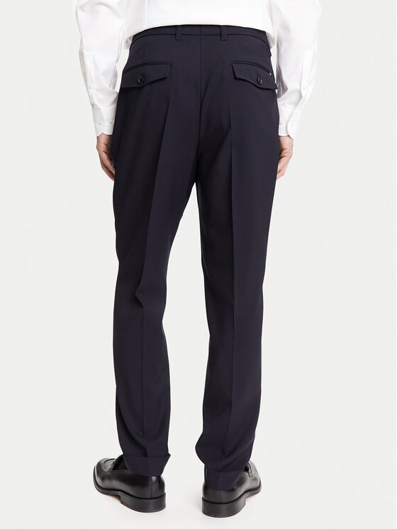 BOSS BOSS Текстилни панталони C-Perin-DPL 50545822 Тъмносин Tapered Fit