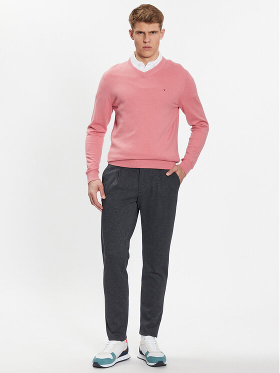 Tommy Hilfiger Tommy Hilfiger Hlače Hampton MW0MW32134 Siva Slim Fit