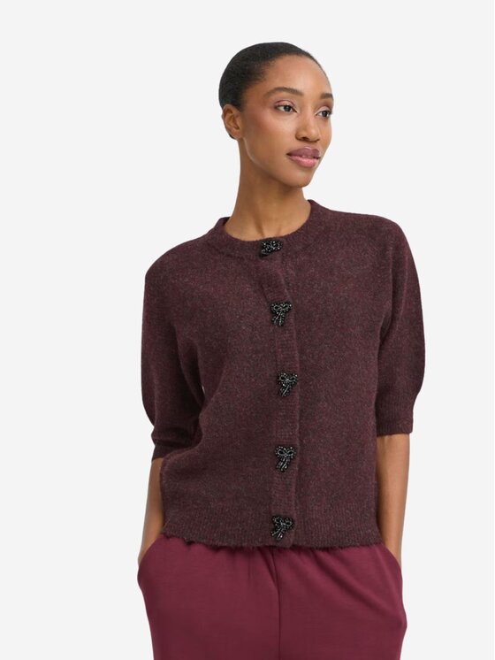 b.young b.young Cardigan Byomea decocardigan Bordeaux Regular Fit