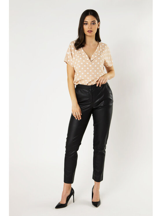 QUIOSQUE QUIOSQUE Blúzka JULIA SHIRT Béžová Regular Fit