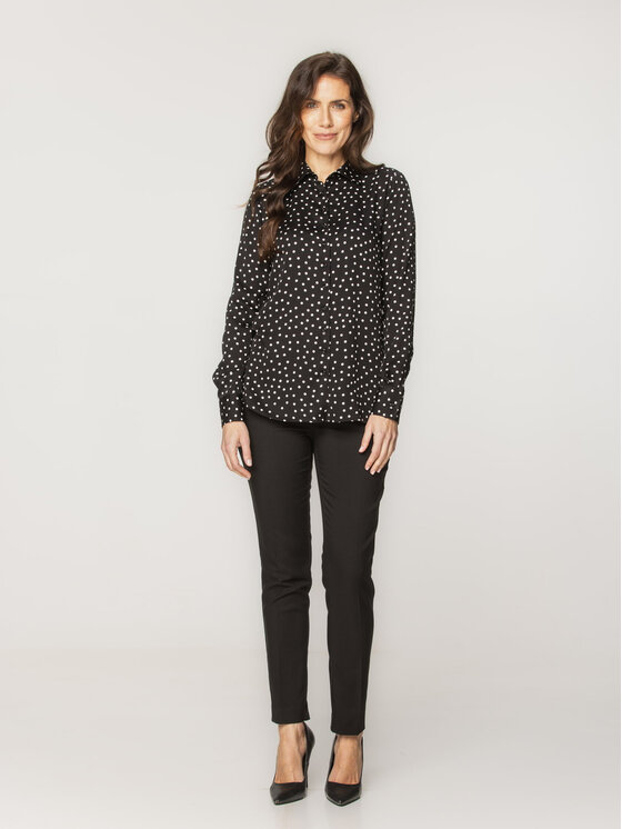 Willsoor Willsoor Koszula 61312 Czarny Oversize