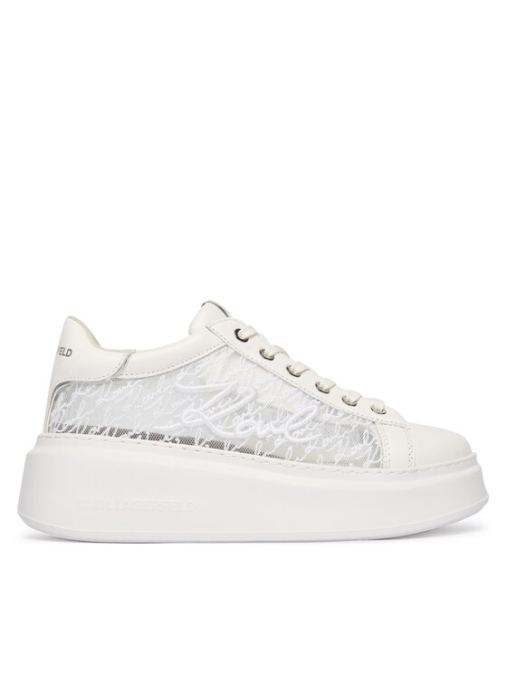 KARL LAGERFELD KARL LAGERFELD Laisvalaikio batai Anakapri KL63510L Balta