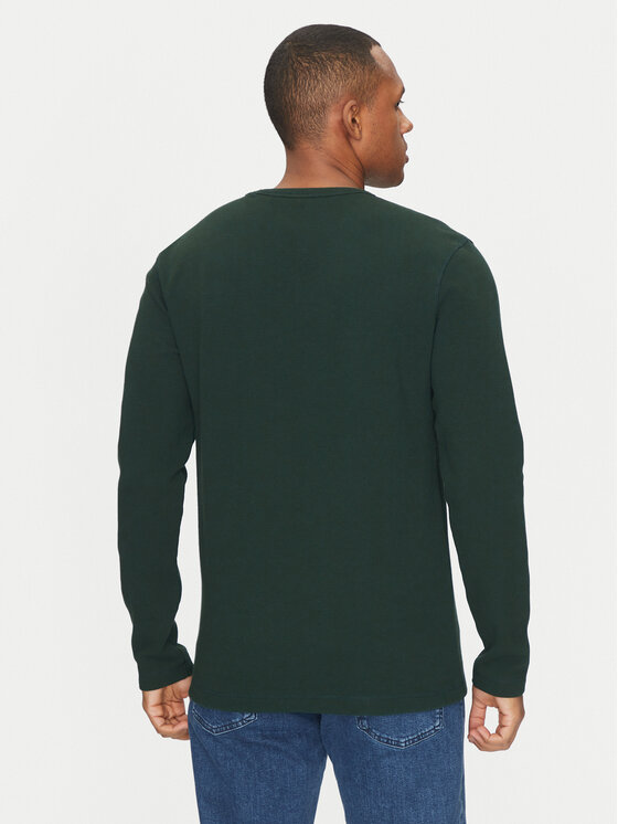 BOSS BOSS Majica z dolgimi rokavi Tempesto 50520725 Zelena Regular Fit