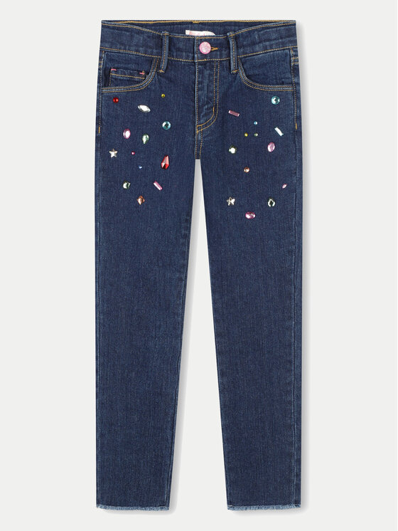 Billieblush Billieblush Džinsai U20452 Mėlyna Slim Fit