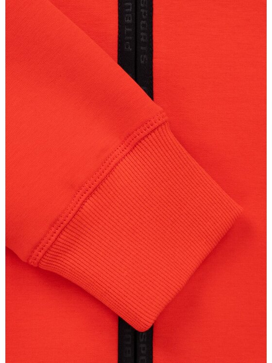 PITBULL PITBULL Bluza ADCC Fuchsia Czerwony Regular Fit