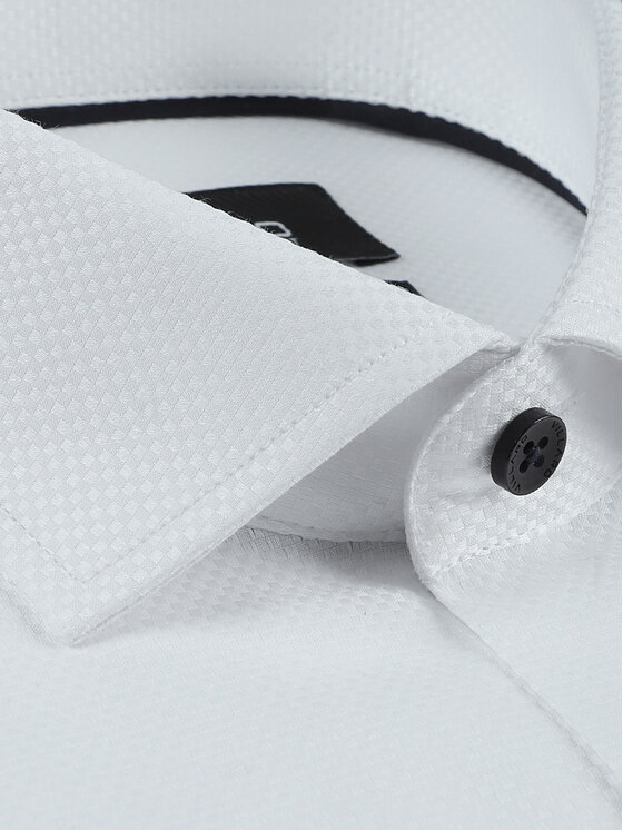 VILLARO VILLARO Koszula 443DASLIM Biały Slim Fit