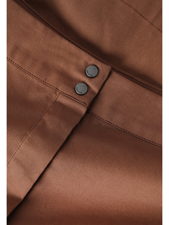 TATUUM Tatuum Midi sukňa TRAKO 1 Hnedá Flare Fit