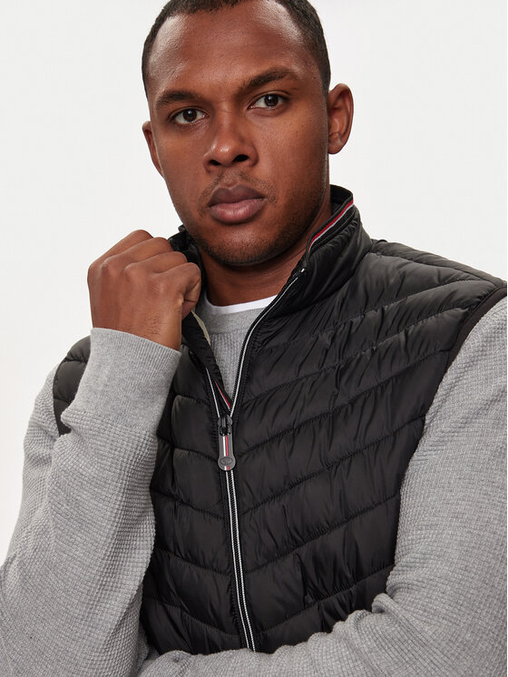Tom Tailor Tom Tailor Жилет 1041310 Чорний Regular Fit