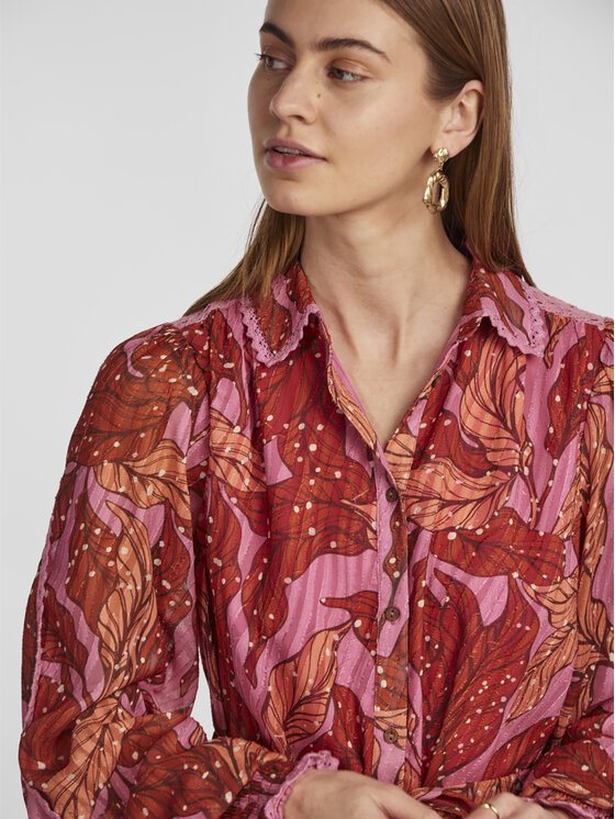 YAS YAS Ежедневна рокля 26030306 Виолетов Regular Fit
