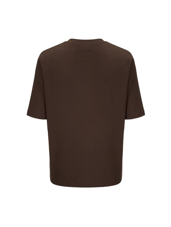 La Mania La Mania T-Shirt LOLA Brązowy Classic Fit