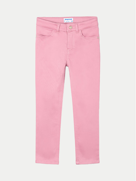 Mayoral Pantaloni di tessuto 3553 Rosa Regular Fit, taglia : 6Y