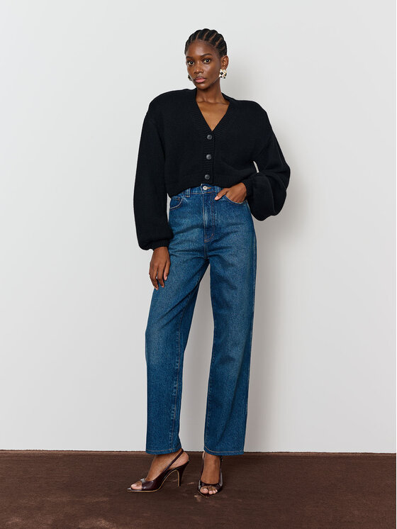La Mania La Mania Svetr MARI 2 Černá Classic Fit