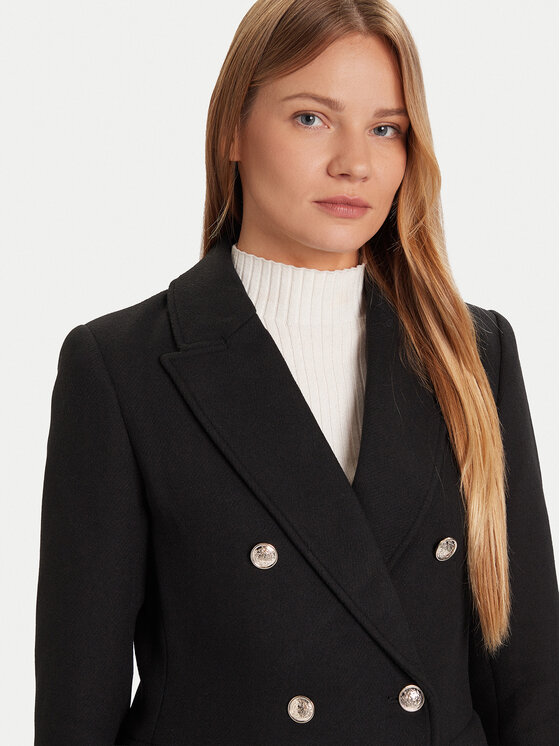 Morgan Morgan Cappotto di transizione 252-GCHA Nero Regular Fit