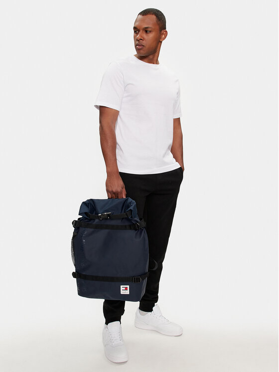 Tommy Jeans Tommy Jeans Рюкзак Tjm Daily + Rolltop Backpack AM0AM12120 Cиній