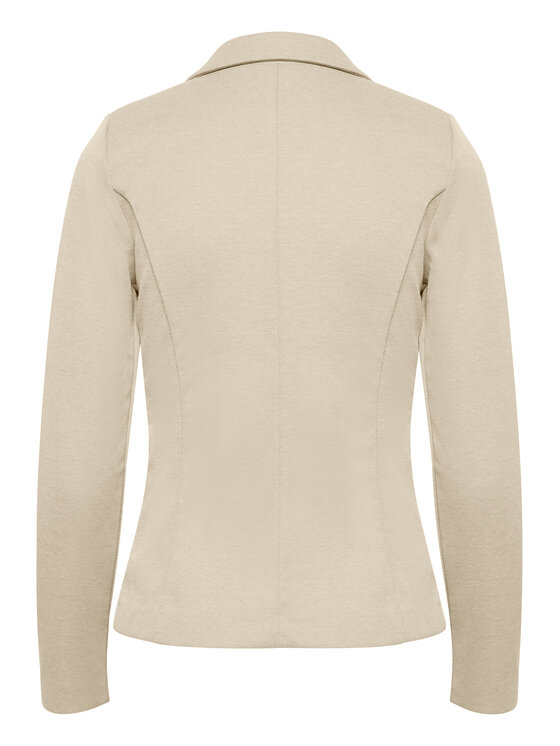ICHI ICHI Marynarka 20113285 Beżowy Slim Fit
