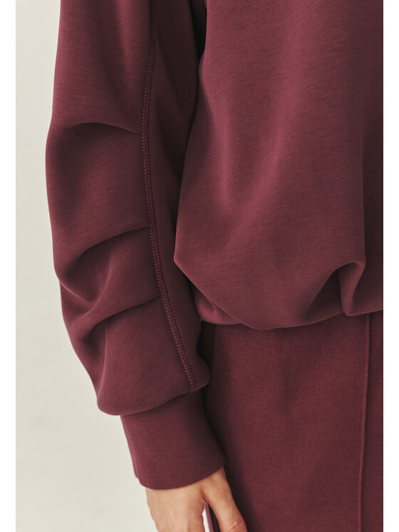 TATUUM TATUUM Mikina BONKA 1 Bordová Loose Fit