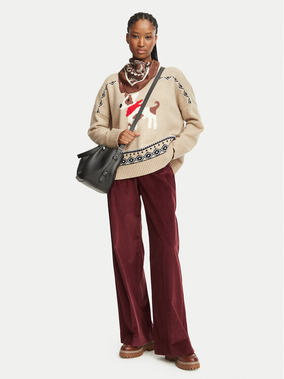 Weekend Max Mara Weekend Max Mara Pulover Pavidi 2625366232 Bež Regular Fit