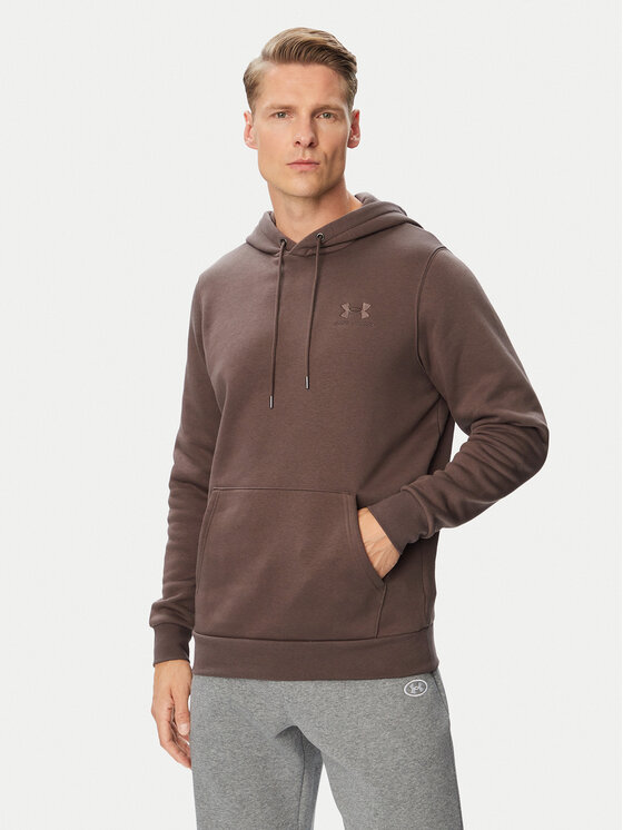 Under Armour Under Armour Džemperis Ua Essential 1373880 Tamsiai ruda Loose Fit
