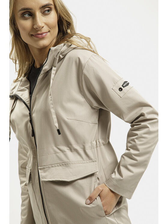 Cross Jeans Cross Jeans Płaszcz przejściowy 81275-033 Beżowy