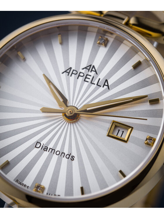 Appella Appella Zegarek L50008.1193DQ Złoty