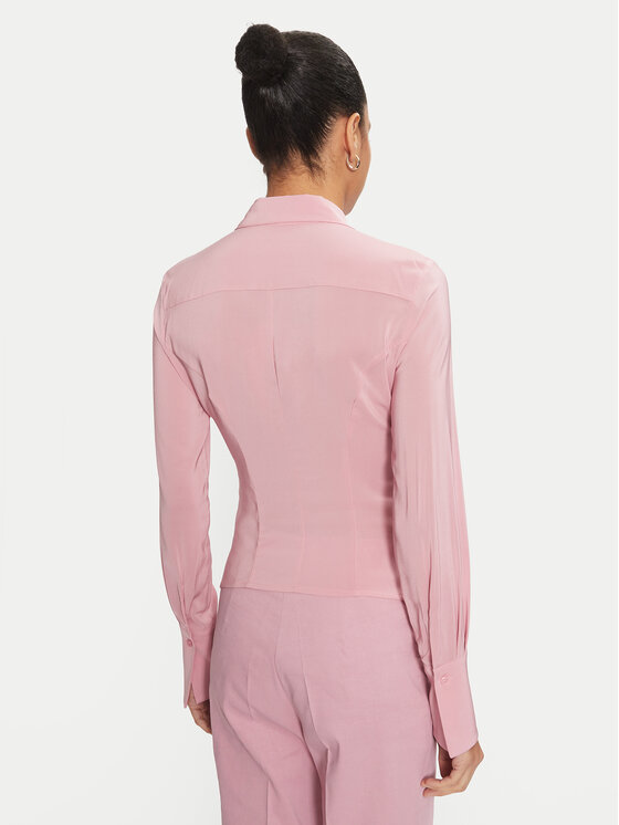 PINKO PINKO Koszula 100612 A1NI Różowy Regular Fit