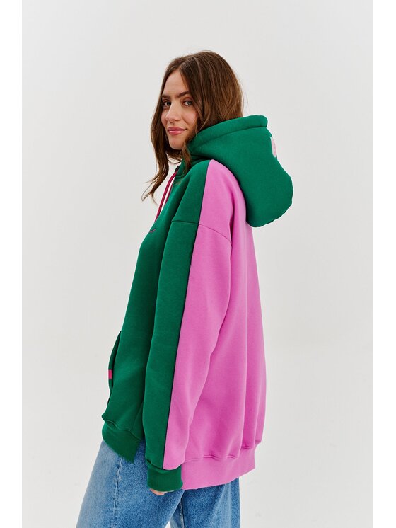 NAOKO NAOKO Mikina Candy Forest Zelená Regular Fit