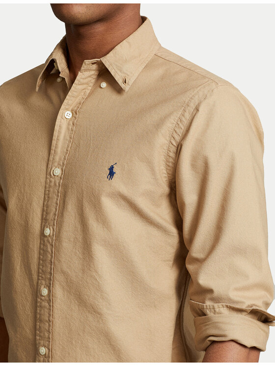 Polo Ralph Lauren Polo Ralph Lauren Camicia 710889739001 Beige Slim Fit