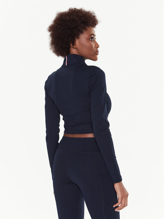 Tommy Hilfiger Tommy Hilfiger Μπλούζα τεχνική S10S101580 Σκούρο μπλε Slim Fit