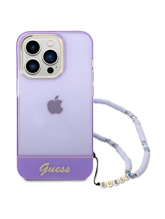 Guess Guess Etui na telefon iPhone 14 Pro Max Fioletowy