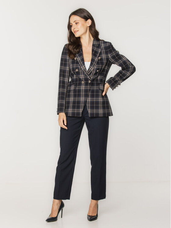 Willsoor Willsoor Marynarka 67830 Granatowy Regular Fit