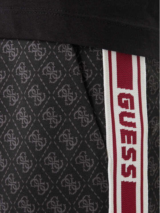 Guess Guess Szorty sportowe Z6GD12 K3220 Czarny Regular Fit