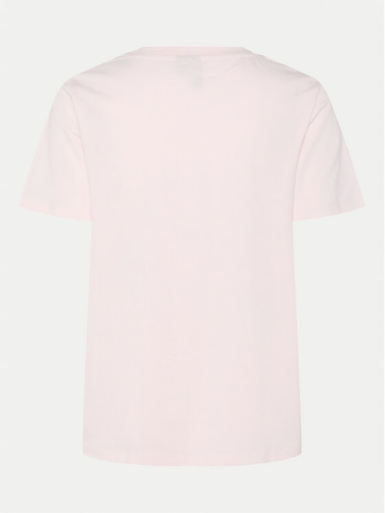 Pieces Pieces T-Shirt Skylar 17155376 Różowy Regular Fit