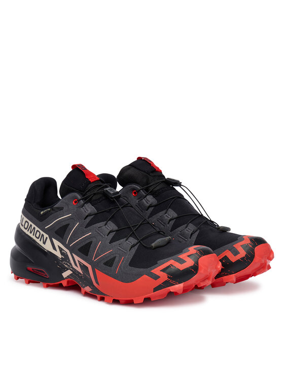 Salomon Salomon Buty do biegania Speedcross 6 Gore-Tex L49226000 Czarny