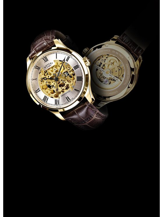 Rotary Rotary Hodinky GS02941/03 Hnedá