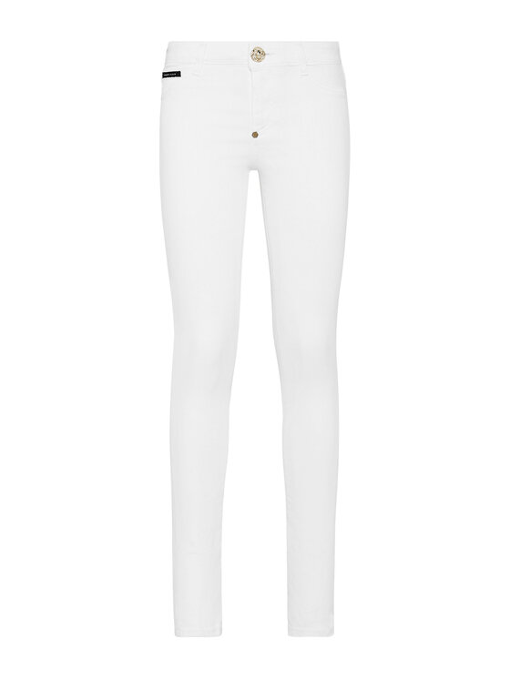 PHILIPP PLEIN PHILIPP PLEIN Jeggins 1851 Bílá Jegging Fit