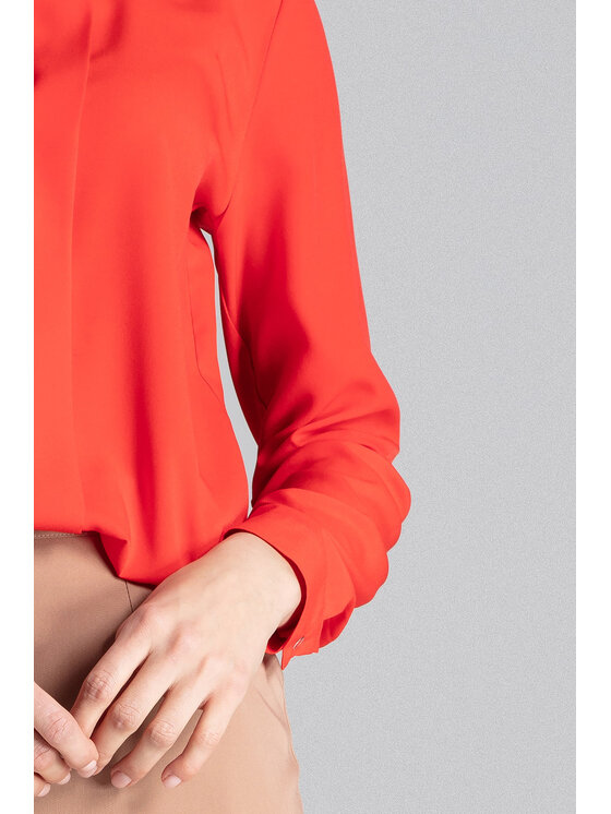 FIGL FIGL Koszula M621 Czerwony Loose Fit