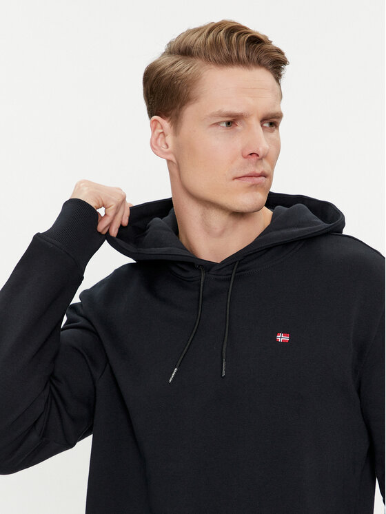 Napapijri Napapijri Mikina Balis NP0A4H8A Čierna Regular Fit