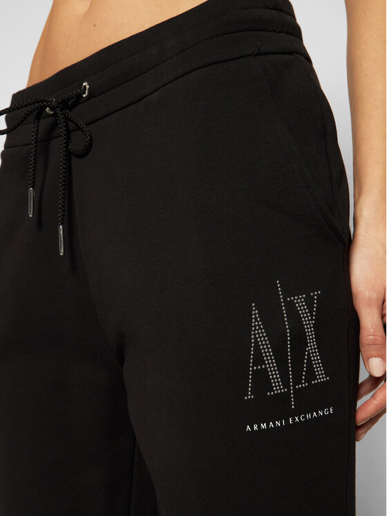 Armani Exchange Armani Exchange Pantaloni da tuta 8NYPDX YJ68Z 1200 Nero Regular Fit