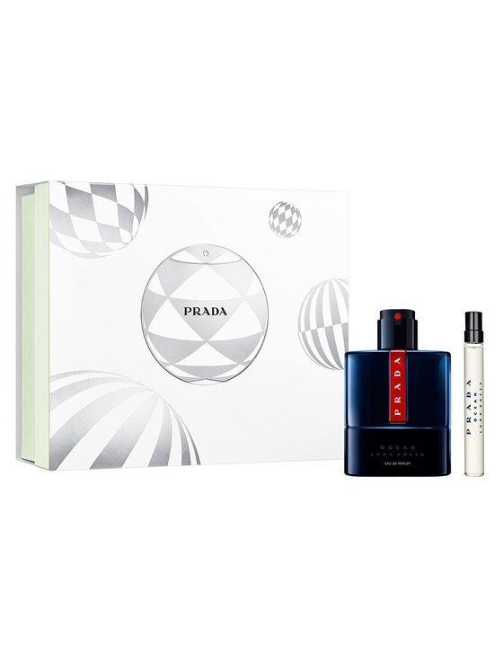 Zestaw zapachowy Prada, Prada Luna Rossa Ocean zestaw woda perfumowana spray 100ml + woda perfumowana spray 10ml
