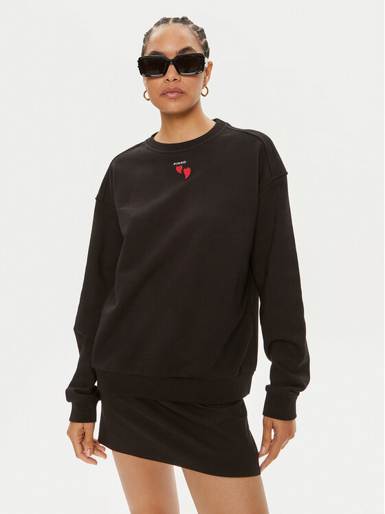 Pinko Mikina Nella 102199 A1TM Čierna Regular Fit